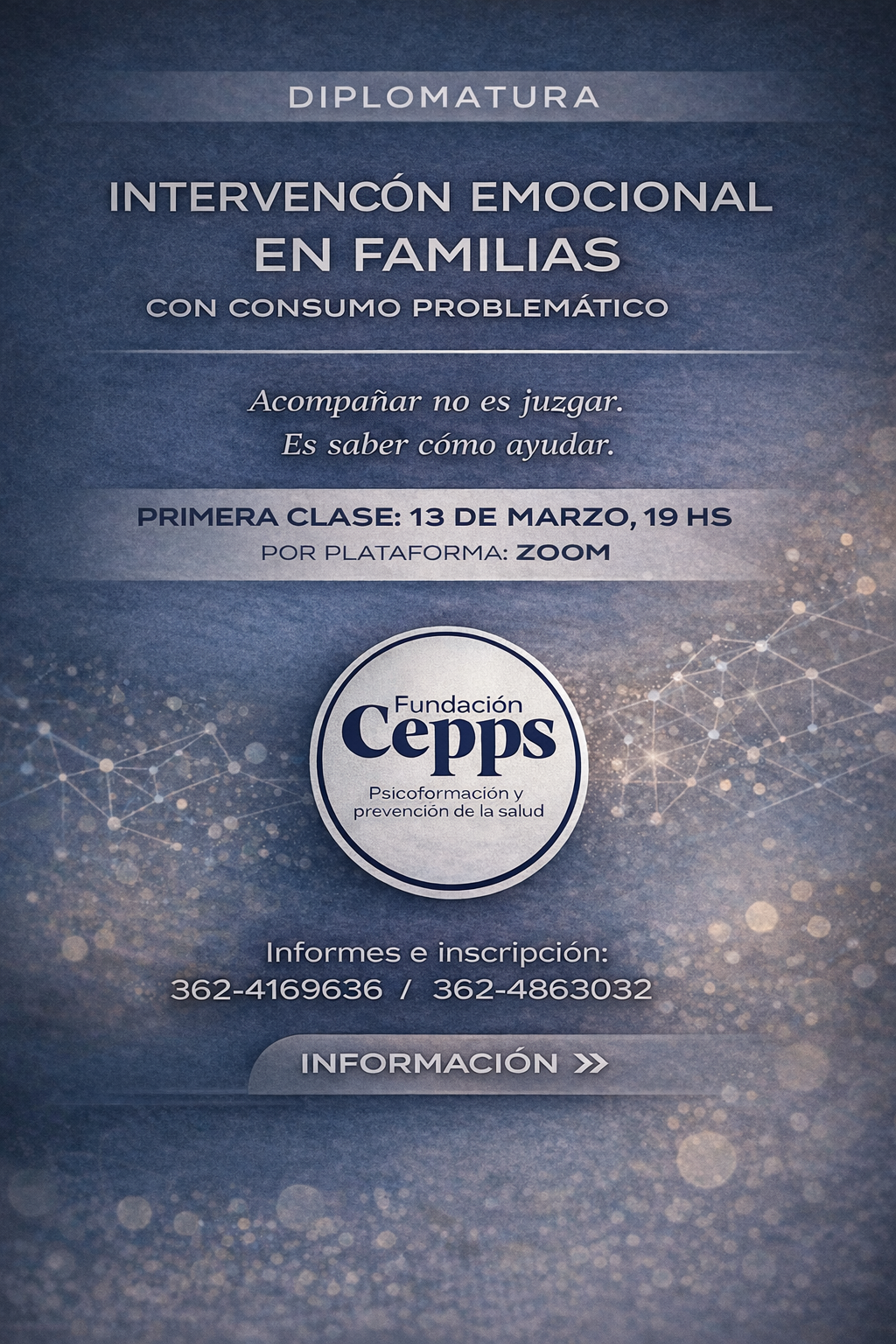 Diplomatura: Intervención emocional en familias con consumo problemático