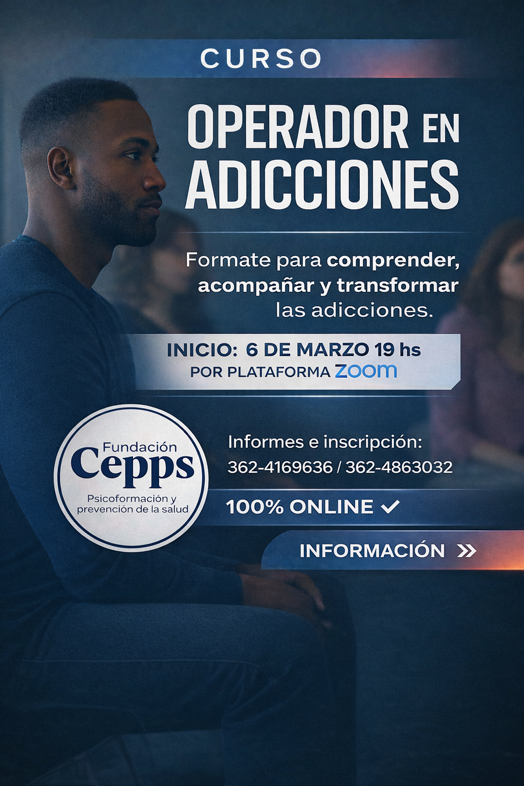 Operador terapéutico en adicciones 2026